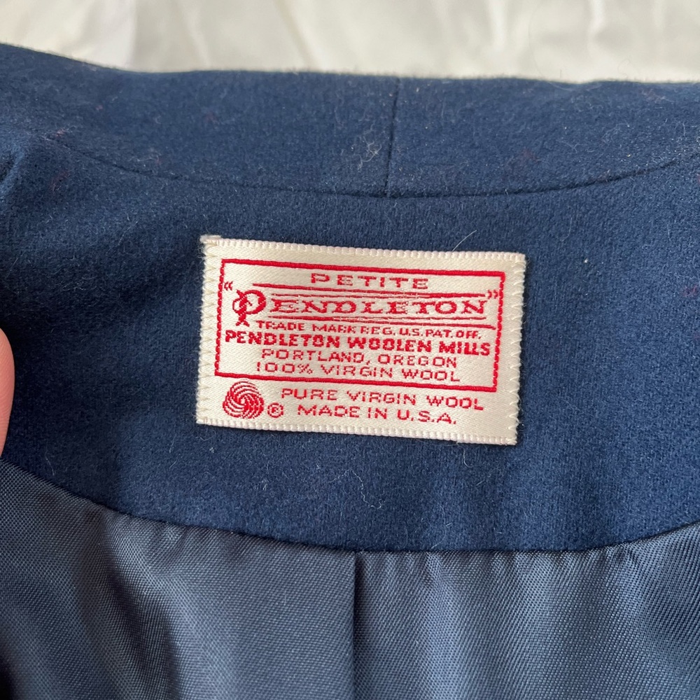 Vintage Double Breasted Pendleton Blazer Size 6 P… - image 5